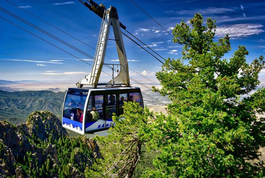 Visitar el el Sandia Peak Tramway en Albuquerque